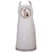 Clayre & Eef Keukenschort 70x85 cm Beige Katoen
