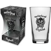 Motorhead Bierglas - England - voor Geen - transparant - Maat Standard