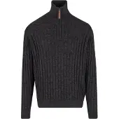 INDICODE JEANS Trui 'Rufus' donkergrijs