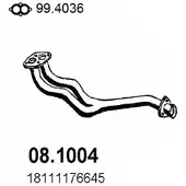 ASSO 08.1004 Voorpijp