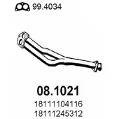 ASSO 08.1021 Voorpijp