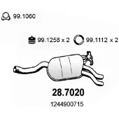 ASSO 28.7020 Einddemper