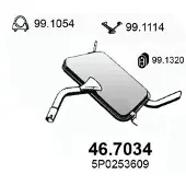 ASSO 46.7034 Einddemper
