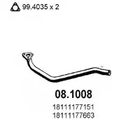 ASSO 08.1008 Voorpijp