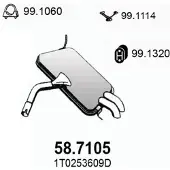 ASSO 58.7105 Einddemper
