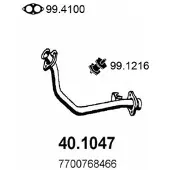 ASSO 40.1047 Voorpijp