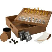J-Line speeldoos - hout - bruin