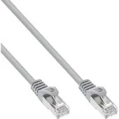 InLine cordon de raccordement - 25 cm - gris