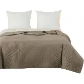 Cotton World Gewatteerde dubbelzijdige sprei 220x240 cm - Beige
