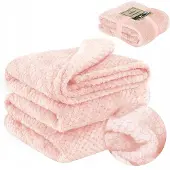 Domarex Zacht Roze Plaid 150x200cm - Woonplaid Bank & Bed