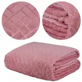 Domarex Zacht Roze Microflanel Deken 150x200cm - Woondeken & Plaid