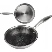 Edenberg RVS Koekenpan 18 cm Honingraat Bodem - Geschikt voor Inductie