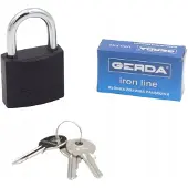 Gerda IJzeren Hangslot met Cilinderslot - 50mm