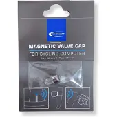 Schwalbe 2-delige set Magnet stofkap voor SV, transparant, fietsondercomputer/snelheidsmeter