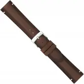 Morellato Zwart Leren Horlogeband 20mm - Zacht & Italiaans