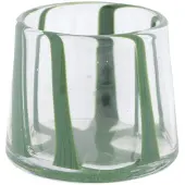 Home Society Waxinelicht houder Twist Groen