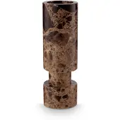 Vt wonen Kandelaar vtwonen Marble Brown 6,5 x 20 cm