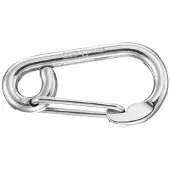 WICHARD Safety Carabiner Zilver 50 mm