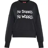MyMo ROCKS Sweatshirt zwart / wit