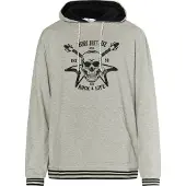 MO Sweatshirt grijs gemêleerd / zwart