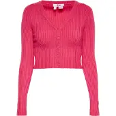 Mymo Gebreid vest pink