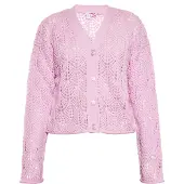 Mymo Gebreid vest rosa