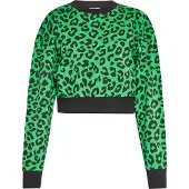 Mymo Sweatshirt grasgroen / zwart