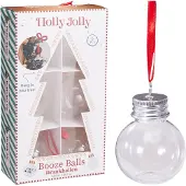 Home & Styling Kerstdrankballen Vulbaar 100ml 6 Stuks Transparant transparant Kunststof Home &