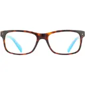 Polaroid rechthoekige Havana unisex vrouwelijke bril frames