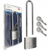 Gerda aluminium hangslot 50 mm, verstelbare beugel (60-150 mm)