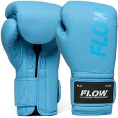 Flow - Challenge Bokshandschoenen - Echt Leer - Lichtblauw 14 oz