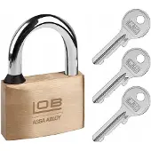 LOB KD50M messing hangslot met vergrendelingsmechanisme - ASSA ABLOY