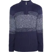 ICEBOUND Trui 'Palpito' navy / wit