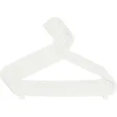 Bieco Kledinghangers van kunststof 8 stuks - wit