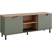 Vicco Marelle TV-meubel – 150 x 60 cm met 2 deuren Groen/Kunstzinnig