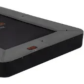Avyna Trampoline Rand FlatLevel 275x190 cm – Grijs – Rechthoekige Beschermrand – Sterk & Duurzaam – Voor FlatLevel Trampolines
