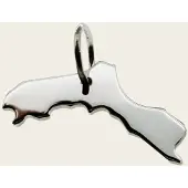 MOOYE ® - Collectie Zilveren Landkaart Koerdistan ketting hanger