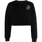 Mymo Sweatshirt 'Keepsudry' zwart / wit