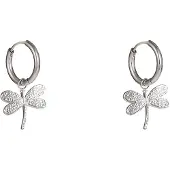 Go Dutch Label Oorhangers Dragonfly Hoop Zilver