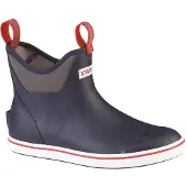 XTRATUF Enkellaars Rubber Navy/Rode Wellington Laarzen