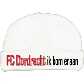 Zeeman Babymutsje met de tekst: FC Dordrecht ik kom eraan !