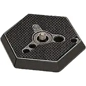 Manfrotto 030-14 Hexagonal Quick Release Plate With 1/4" Screw