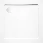Haceka Belice douchebak vierkant 90x90cm wit