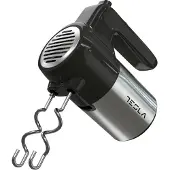 Tesla MX301BX, handmixer, zwart, roestvrij staal, geschikt voor kloppen en mixen, 300 W, 170 mm, 195 mm