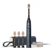 Philips DiamondClean Prestige 9900 – Elektrische Tandenborstel met SenseIQ – AI - Donkerblauw - 4 Opzetborstels - HX9992/45