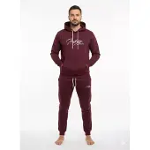 Indigo Denim Denim joggingpak heren bordeaux