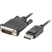 Lanberg Kabel DisplayPort Lanberg CA-DPDV-10CU-0018-BK Zwart