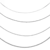 Glow - 925 Sterling Zilveren Ketting Voor Dames