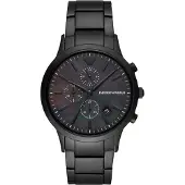 Giorgio Armani Emporio AR11275 Renato Chronograph Mother of Pearl Black Men's Watch