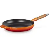 Le Creuset Signature koekenpan houten handvat 28 cm Flame
